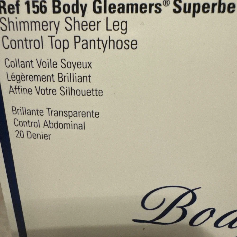 GIVENCHY 156 Body Gleamers Superbe Size C Shimmery Sheer Leg‎ Control Top